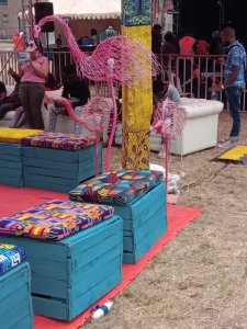 Flamingo Metal Sculpture