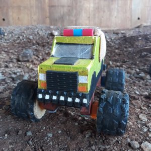 Wooden Police Rover