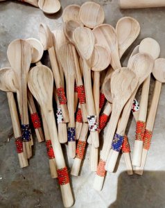 Handcrafted Wooden Mixing Spoon