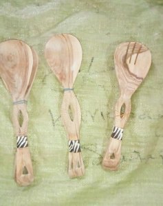 Wood Medium Serving Spoon