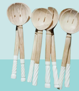 Handcrafted Wood Serving Spoon