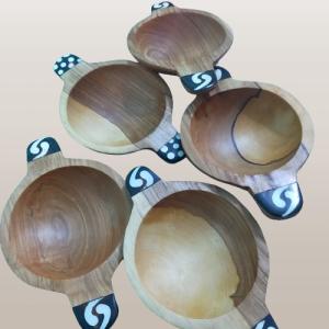 Wood Round  Shaped Bowl